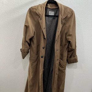 Saks Fifth Avenue drizzle trench coat